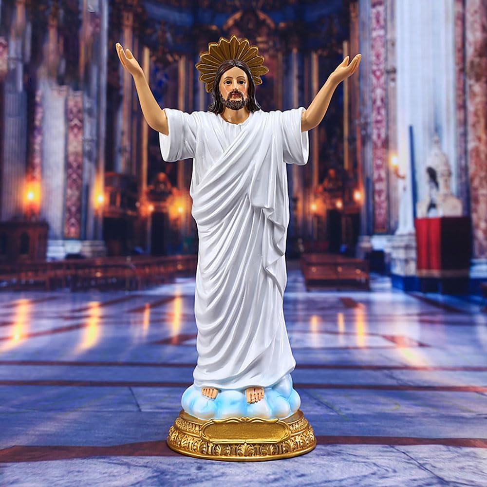 Amazon.co.jp: Lllunimon 8.8インチイエス・キリスト像イエス・情熱